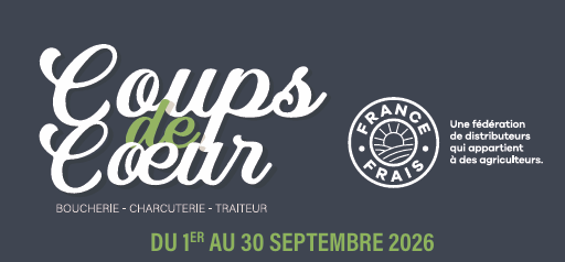 Coups de Coeur Septembre 2026 (Bouchers Charcutiers Traiteurs)