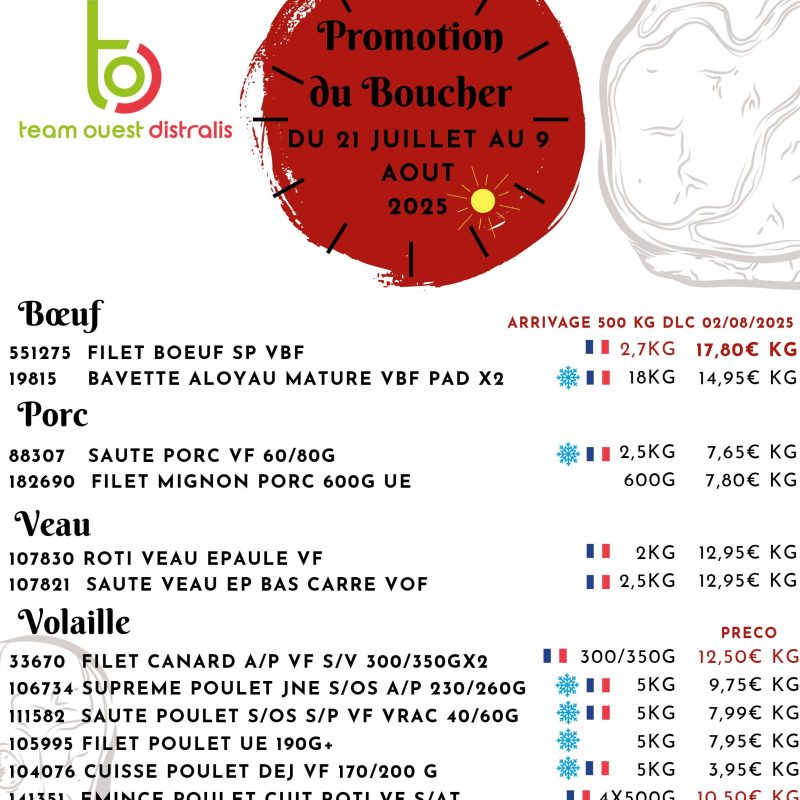 La Sélection de notre Boucher