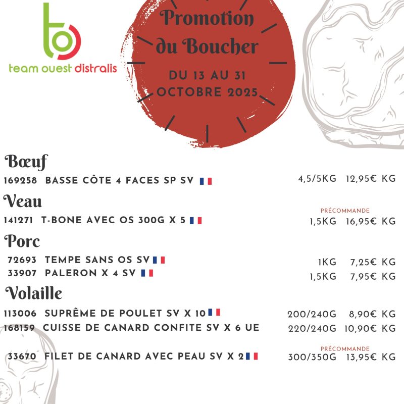 La Sélection de notre Boucher