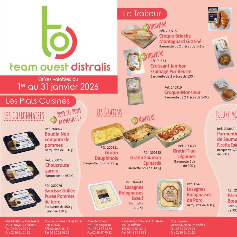 Catalogue promo "Les Halles du Frais" Janvier 2026