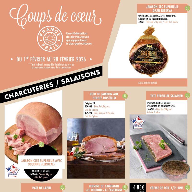 Catalogue Coup de Coeur Février 2026