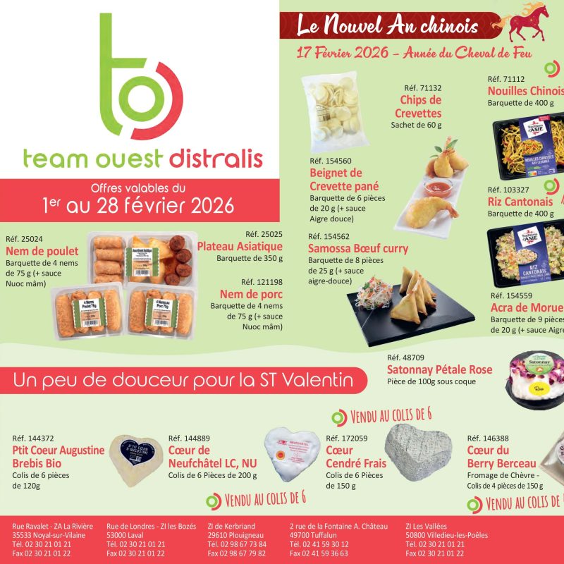 Catalogue promo "Les Halles du Frais" Février 2026