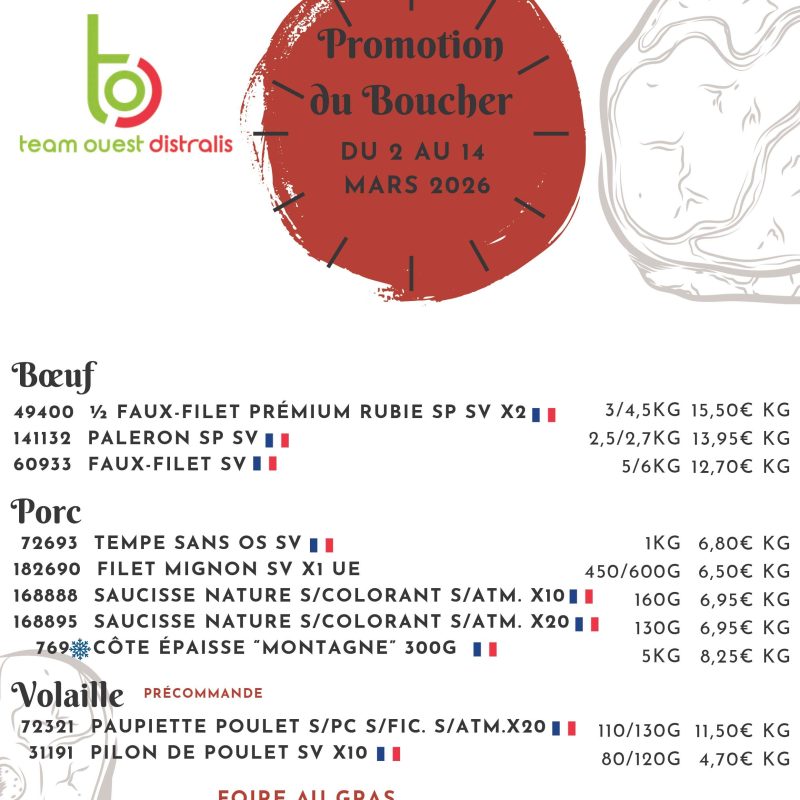 La Sélection de notre Boucher