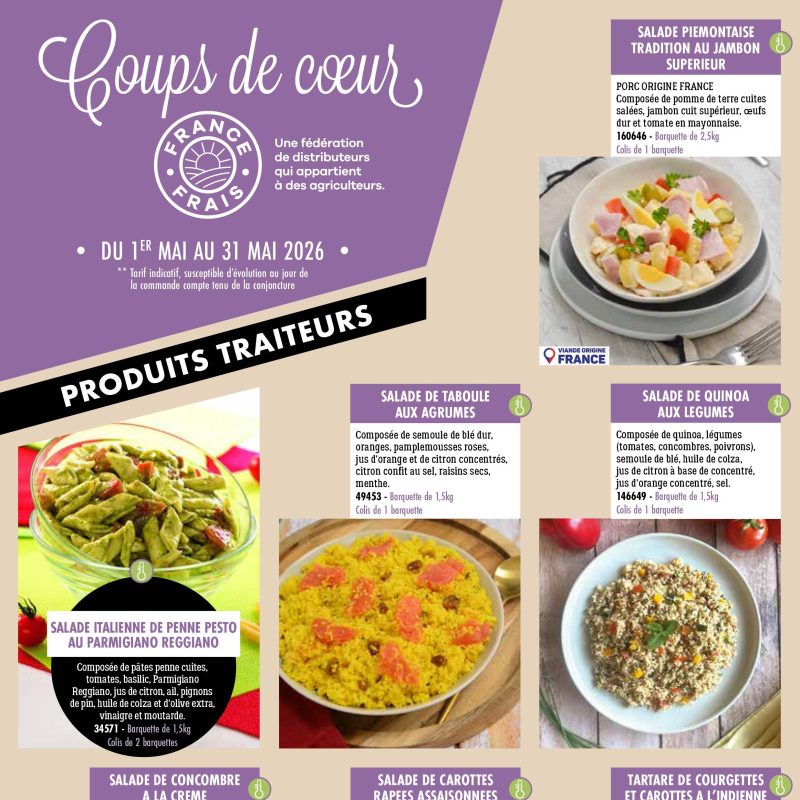 Catalogue Coup de Coeur Mai 2026