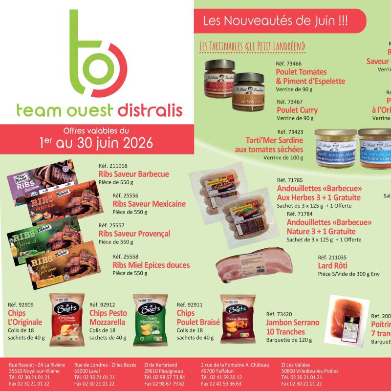 Catalogue promo "Les Halles du Frais" Juin 2026