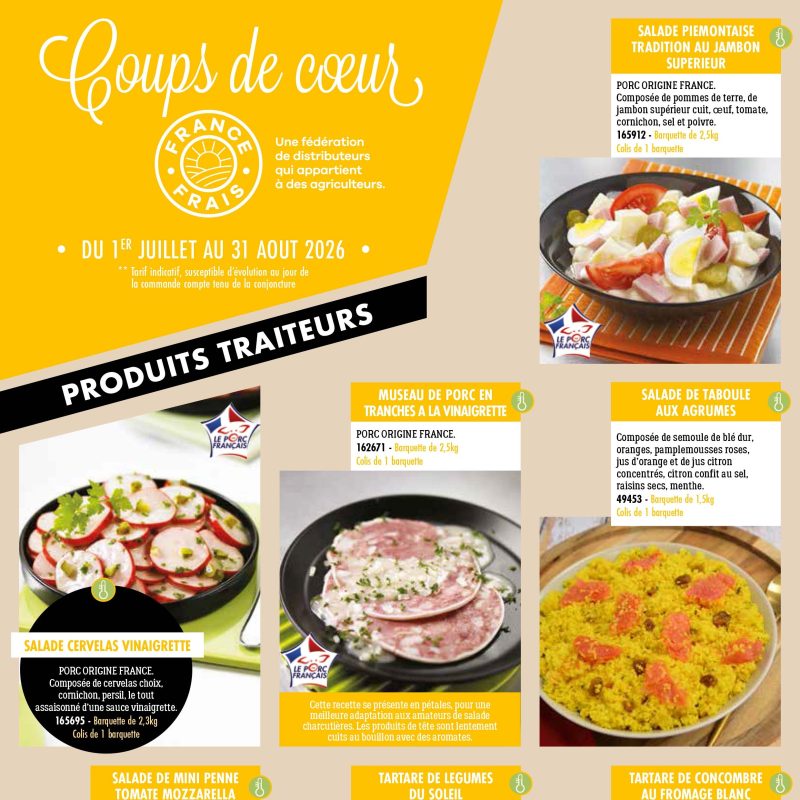 Catalogue Coup de Coeur Juillet/Août 2026