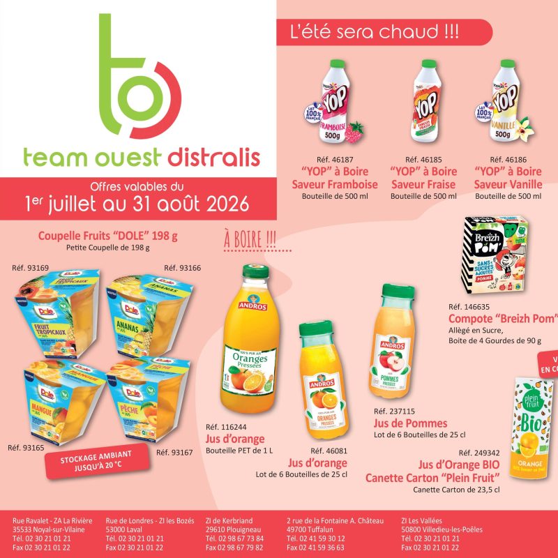 Catalogue promo "Les Halles du Frais" Juillet/Août 2026