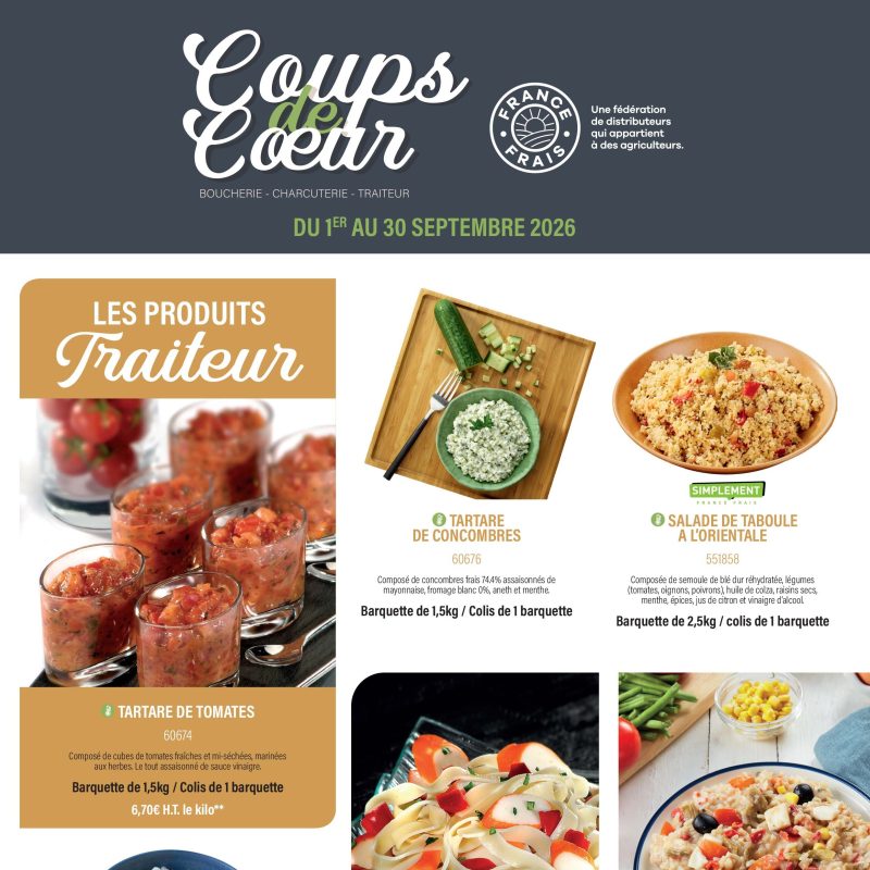 Catalogue Coup de Coeur Septembre 2026