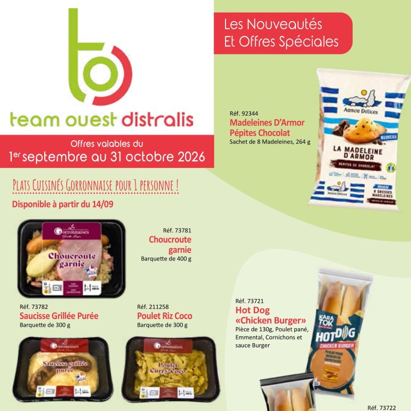 Catalogue promo "Les Halles du Frais" Septembre/Octobre 2026