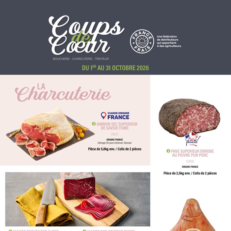 Catalogue Coup de Coeur Octobre 2026