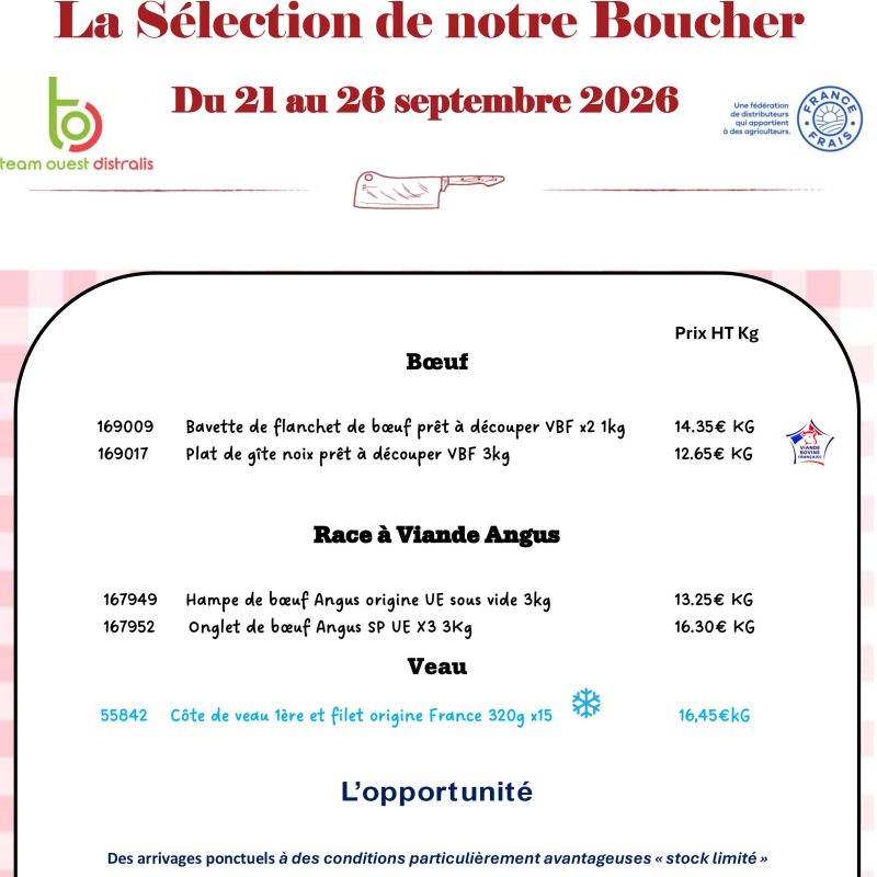 La Sélection de notre Boucher