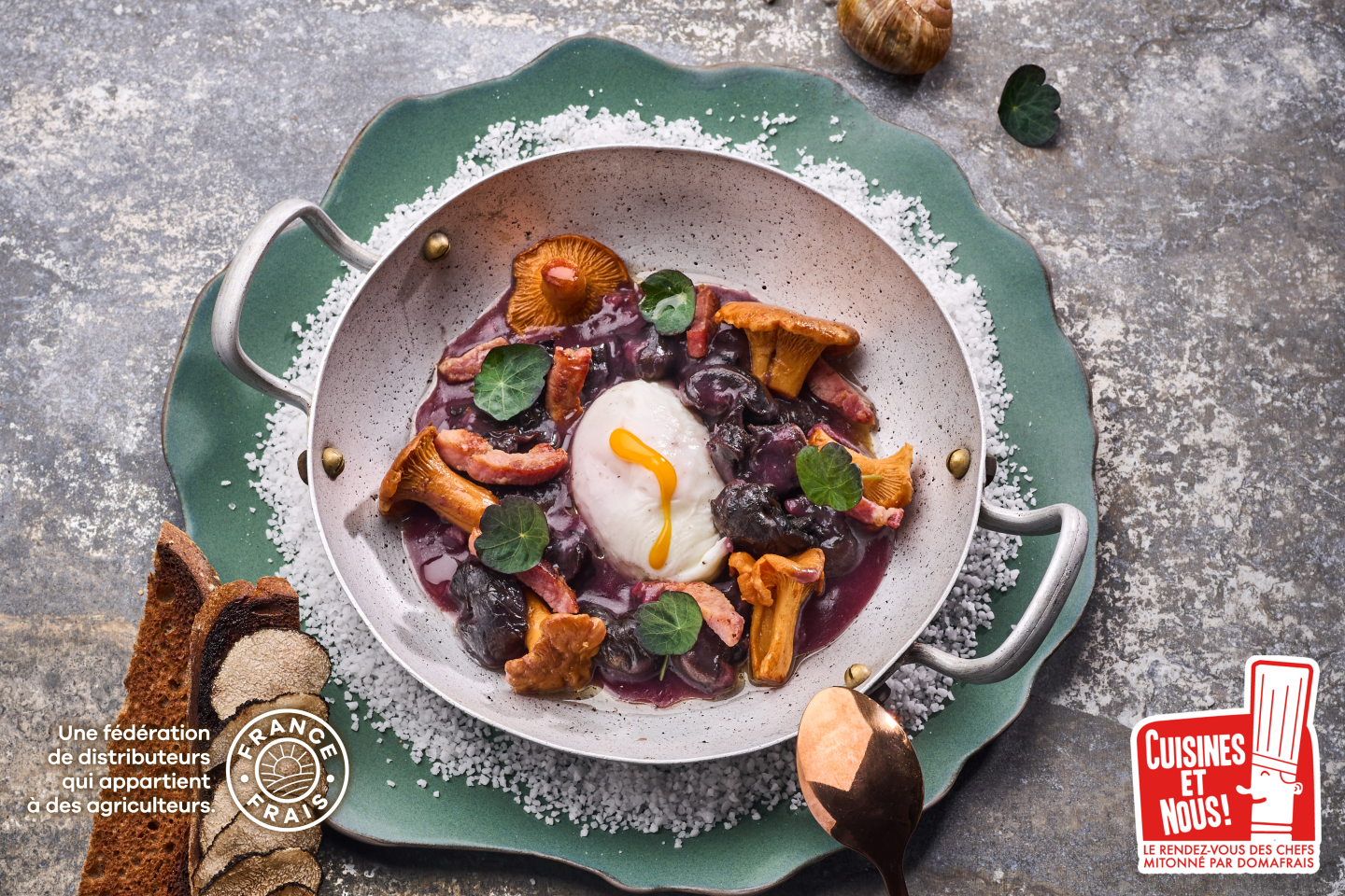 Escargots façon meurette