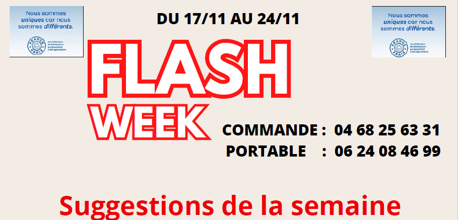 Flash Week 24/11/2025 au 01/12/2025