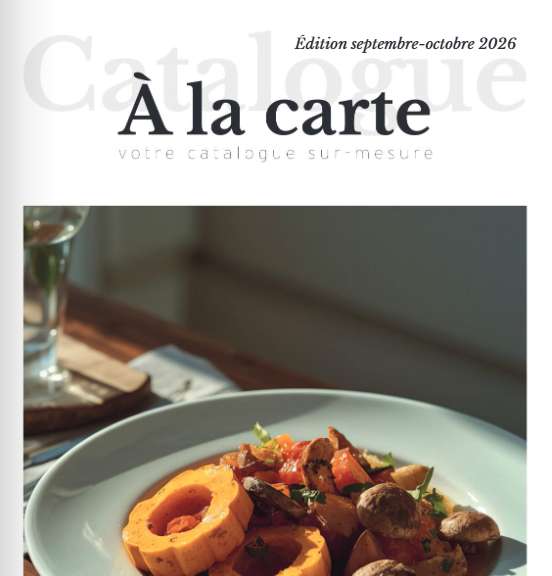 A la carte - Septembre  - Octobre 2026 