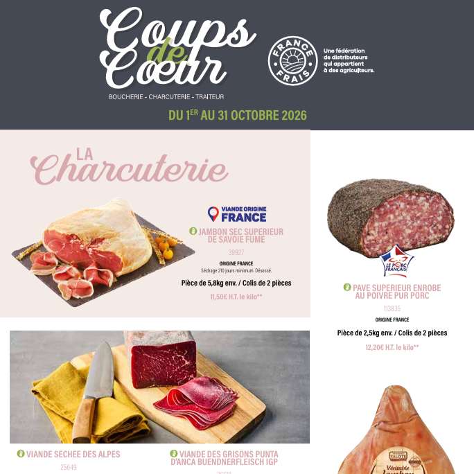 Coups de cœur - Octobre 2026 