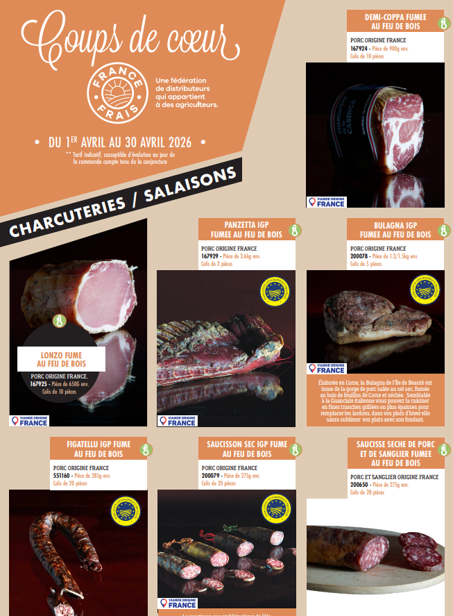 Catalogue Coups de cœur Avril 